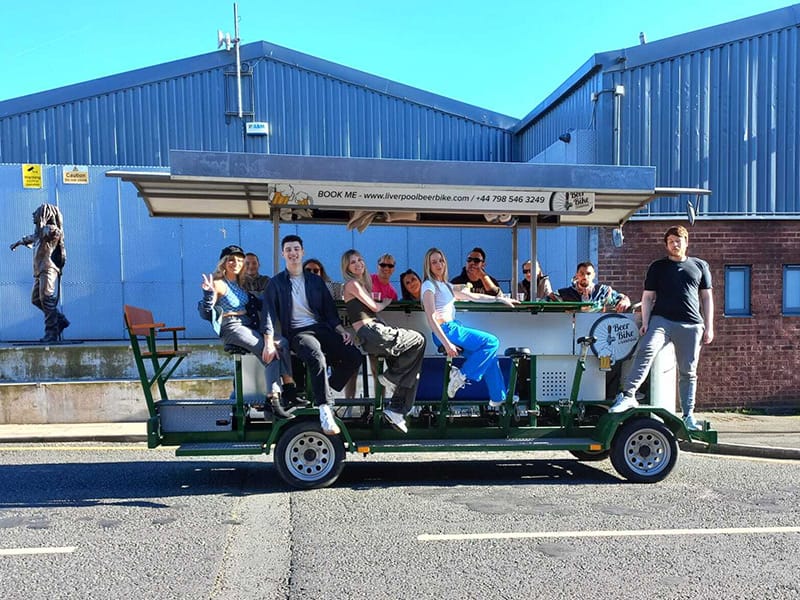 Beer bike Liverpool for the ultimate Stag do